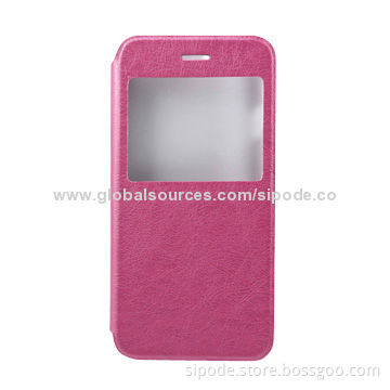 Leather Flip Case for iPhone 6, Wholesale Supplier from China